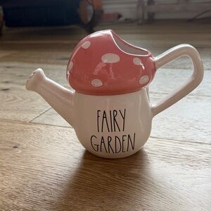 Rae Dunn Fairy Garden Mushroom Watering Can